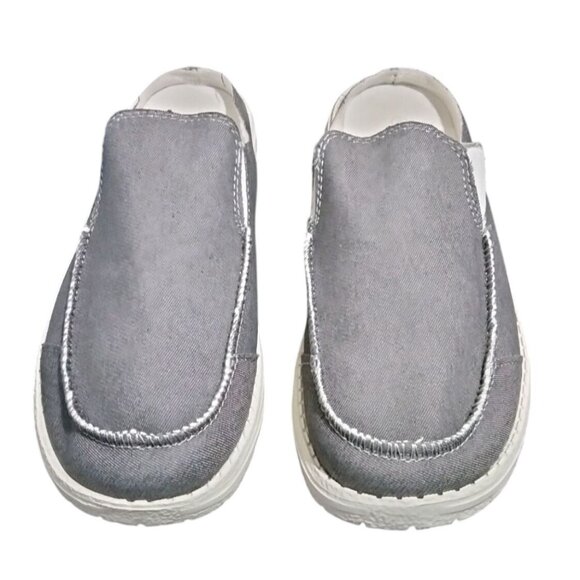 Colgo Womens Size 9 Mules Slip On Shoes Comfortable Gray Casual Canvas - Picture 4 of 12